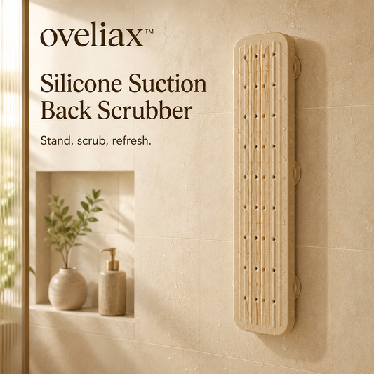 oveliax™ Wall-Mounted Silicone Back Scrubber